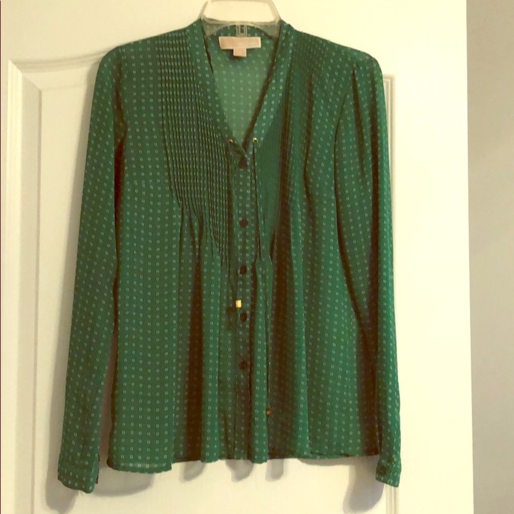 Flowy Michael Kors in emerald green